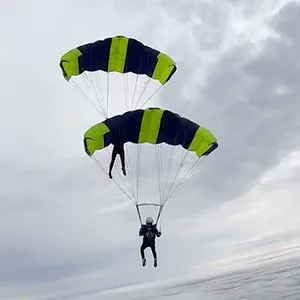 Canopy formation over the drop zone